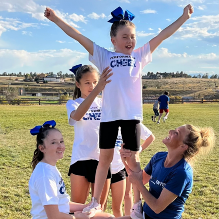 Momentum Athletics Developmental Cheer Momentum Athletic Center cheerleading program Parker CO