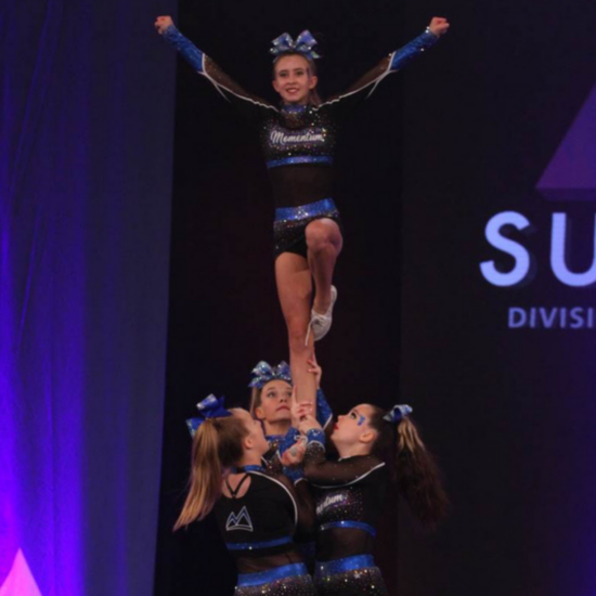 Momentum Athletic Center cheerleading program Parker CO
