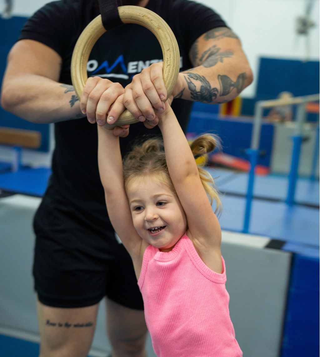 Children enjoying Mini Movers at Momentum Athletic Center